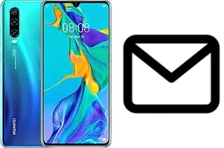 Set up mail in Huawei P30