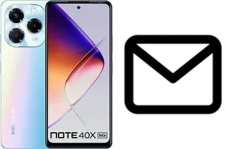 Set up mail in Infinix Note 40X 5G