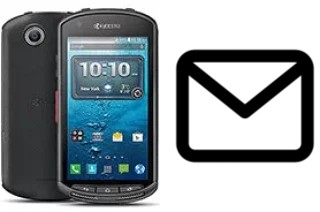 Set up mail in Kyocera DuraForce