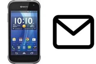 Set up mail in Kyocera Hydro Xtrm