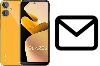 Set up mail in Lava Blaze 2