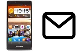 Set up mail in Lenovo A880