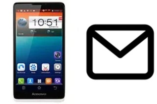 Set up mail in Lenovo A889