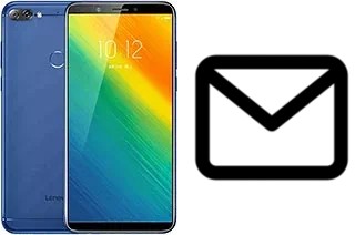 Set up mail in Lenovo K5 Note (2018)