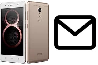 Set up mail in Lenovo K8