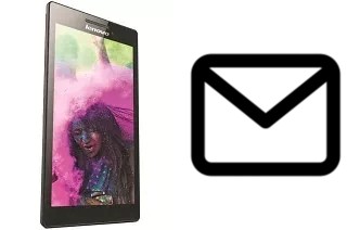 Set up mail in Lenovo Tab 2 A7-10