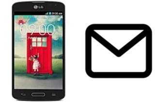 Set up mail in LG F70 D315