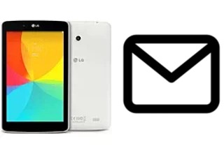 Set up mail in LG G Pad 8.0