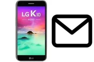 Set up mail in LG K10 Novo