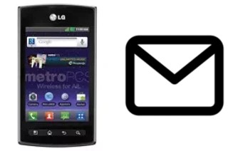 Set up mail in LG Optimus M+ MS695