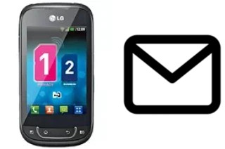 Set up mail in LG Optimus Net Dual