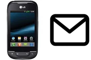 Set up mail in LG Optimus Net