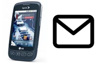 Set up mail in LG Optimus S