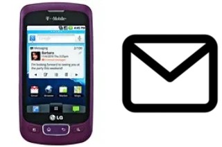 Set up mail in LG Optimus T