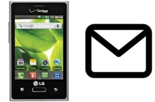 Set up mail in LG Optimus Zone VS410