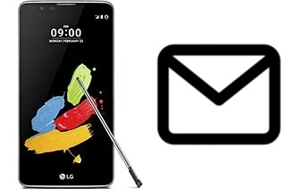 Set up mail in LG Stylus 2