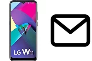 Set up mail in LG W11