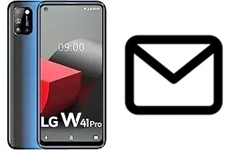 Set up mail in LG W41 Pro