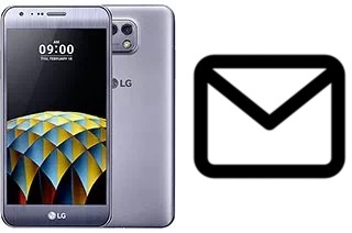 Set up mail in LG X cam