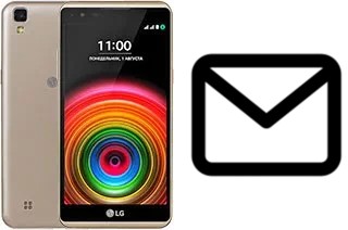 Set up mail in LG X power