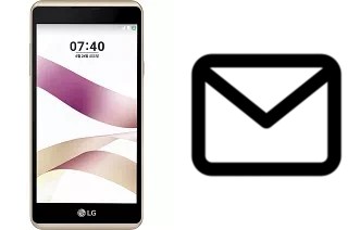 Set up mail in LG X Skin