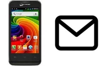 Set up mail in Micromax A36 Bolt