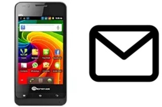 Set up mail in Micromax A73