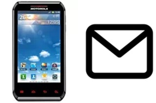 Set up mail in Motorola XT760