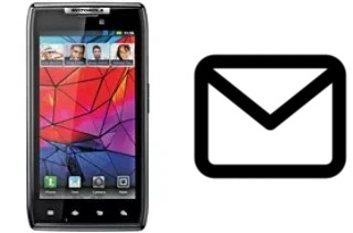 Set up mail in Motorola RAZR XT910