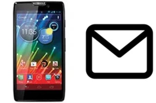 Set up mail in Motorola RAZR HD XT925