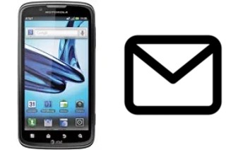 Set up mail in Motorola ATRIX 2 MB865