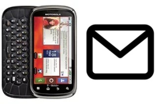 Set up mail in Motorola Cliq 2