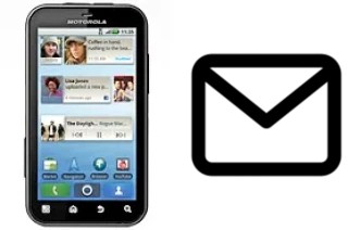 Set up mail in Motorola DEFY