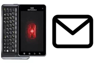 Set up mail in Motorola DROID 3