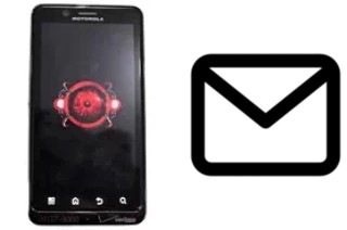 Set up mail in Motorola Droid Bionic Targa