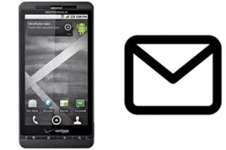 Set up mail in Motorola DROID X