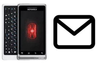 Set up mail in Motorola DROID 2 Global