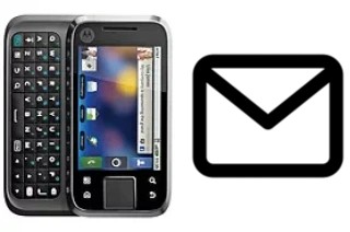 Set up mail in Motorola FLIPSIDE MB508