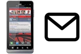 Set up mail in Motorola MILESTONE 3 XT860