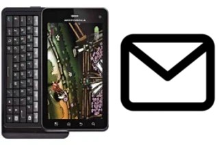 Set up mail in Motorola Milestone XT883