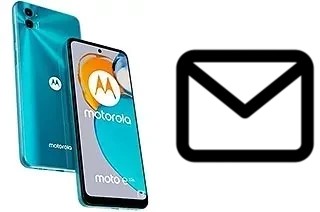 Set up mail in Motorola Moto E22s