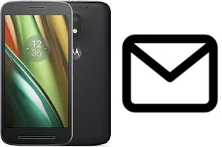 Set up mail in Motorola Moto E3 Power