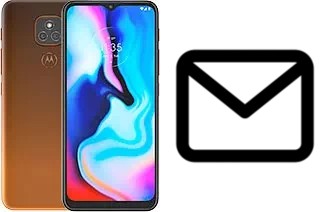 Set up mail in Motorola Moto E7 Plus