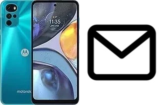 Set up mail in Motorola Moto G22