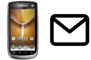 Set up mail in Motorola MOTO MT870