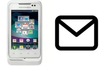 Set up mail in Motorola Motosmart Me XT303