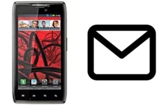 Set up mail in Motorola RAZR MAXX