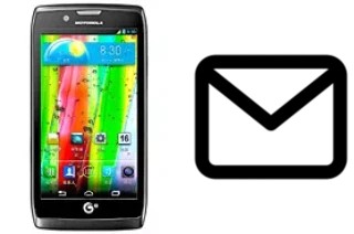 Set up mail in Motorola RAZR V MT887