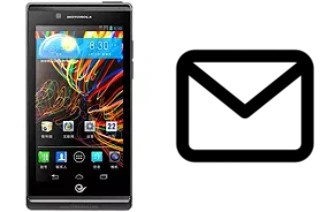 Set up mail in Motorola RAZR V XT889