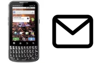 Set up mail in Motorola XPRT MB612